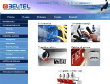 Tablet Screenshot of bel-tel.hr